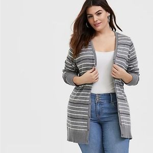 Torrid long cardigan sz 0